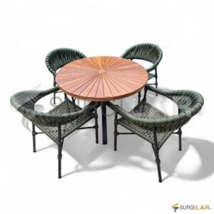 Conjunto Cali - Tricô Náutico Verde Musgo