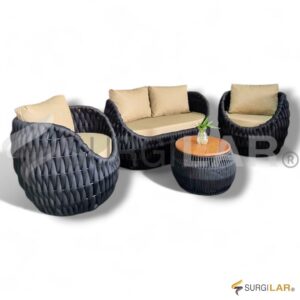 Conjunto Bogotá - Tricô Náutico Preto