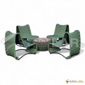 Conjunto Medellín - Tricô Náutico Verde