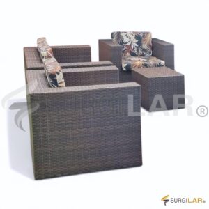 Conjunto Garopaba - Fibra Sintética Marrom