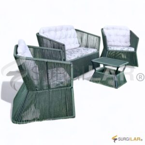 Conjunto Arequipa - Corda Náutica Verde