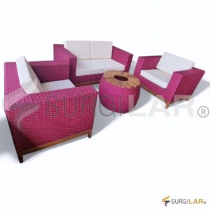 Conjunto Vera Cruz - Corda Náutica Fuchsia