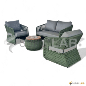 Conjunto San Andrés - Tricô Náutico Verde