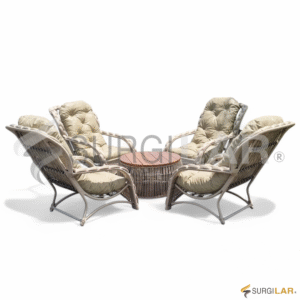 Conjunto Copacabana - Tricô Náutico Bege