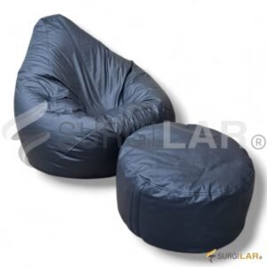 Conjunto Puffs Comfy + Low preto 2792