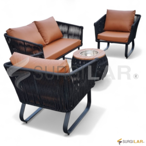 Conjunto Cancún - Corda Náutica Preta