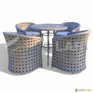 Conjunto Santorini - Fibra Sintética Bege