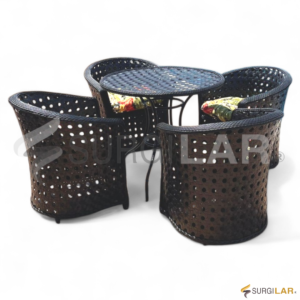 Conjunto Santorini - Fibra Sintética Marrom