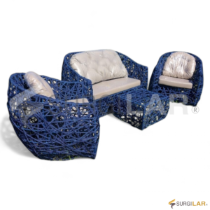 Conjunto Exuma - Corda Náutica Azul