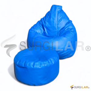 Conjunto Puffs Comfy + Low – Azul Royal